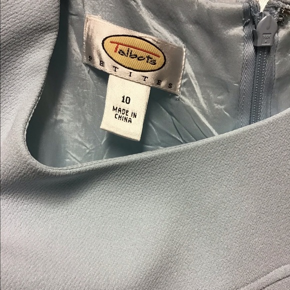 Talbots robin egg blue dress - Picture 2 of 3